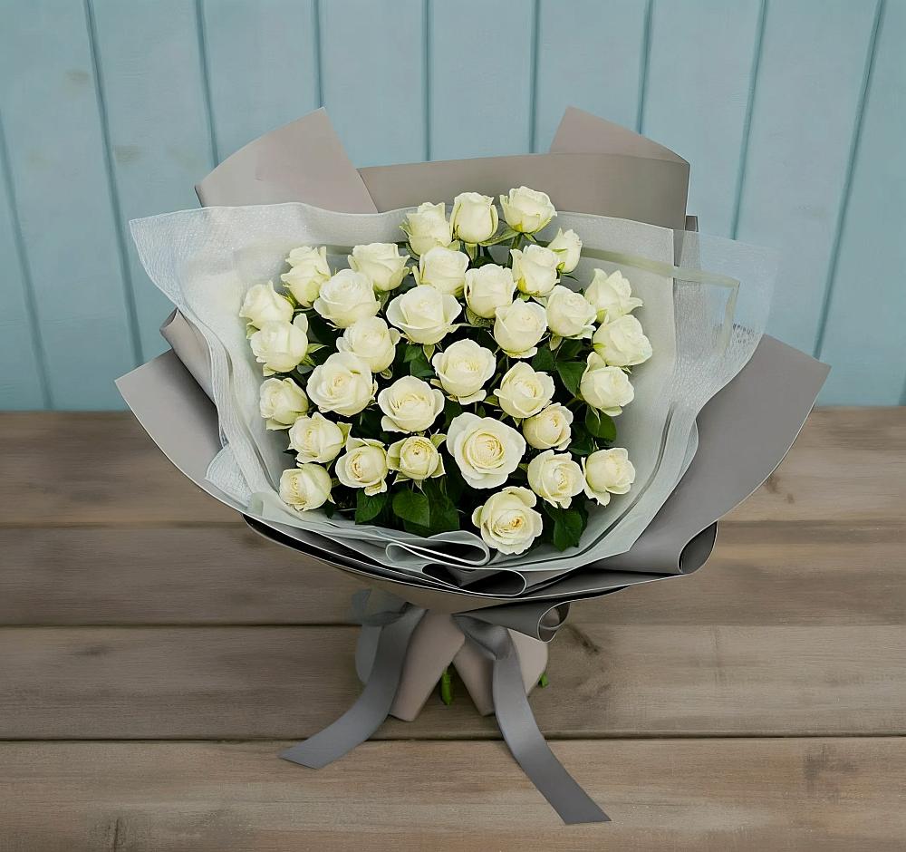 Букет Белоснежная нежность в Чекмагуше